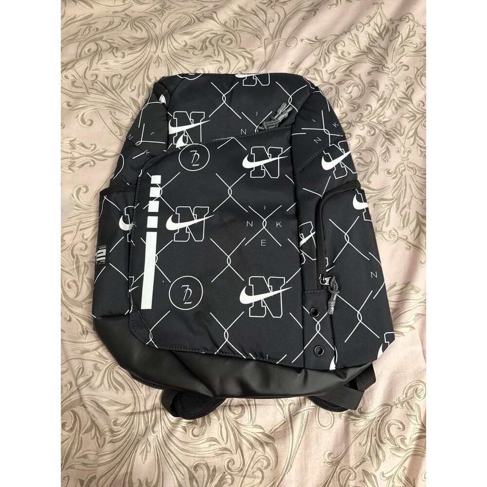 Nike Hoops Elite Pro 32L Basketball Backpack Black White Graphic NWT